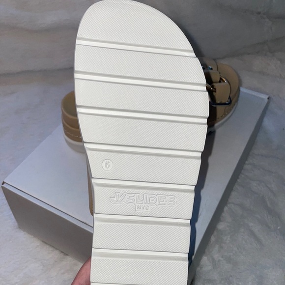 NWT J/SLIDES BAHA Sand Leather Sandal - Picture 15 of 15